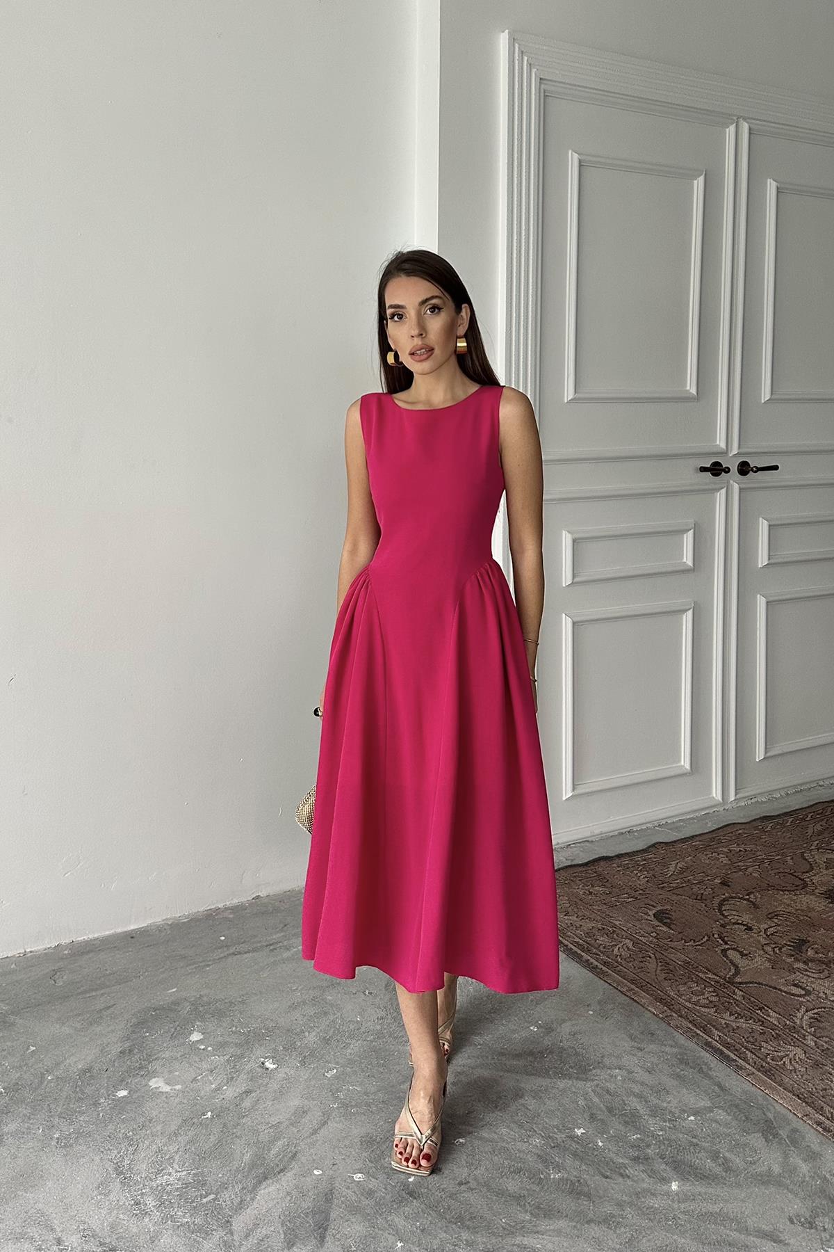 VESTIDO ROSA FÚCSIA