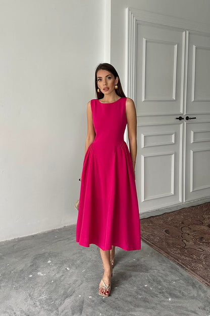 VESTIDO ROSA FÚCSIA