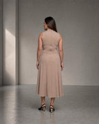 Vestido nude