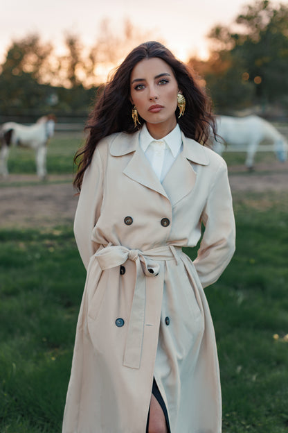 TRENCH COAT FLUIDO