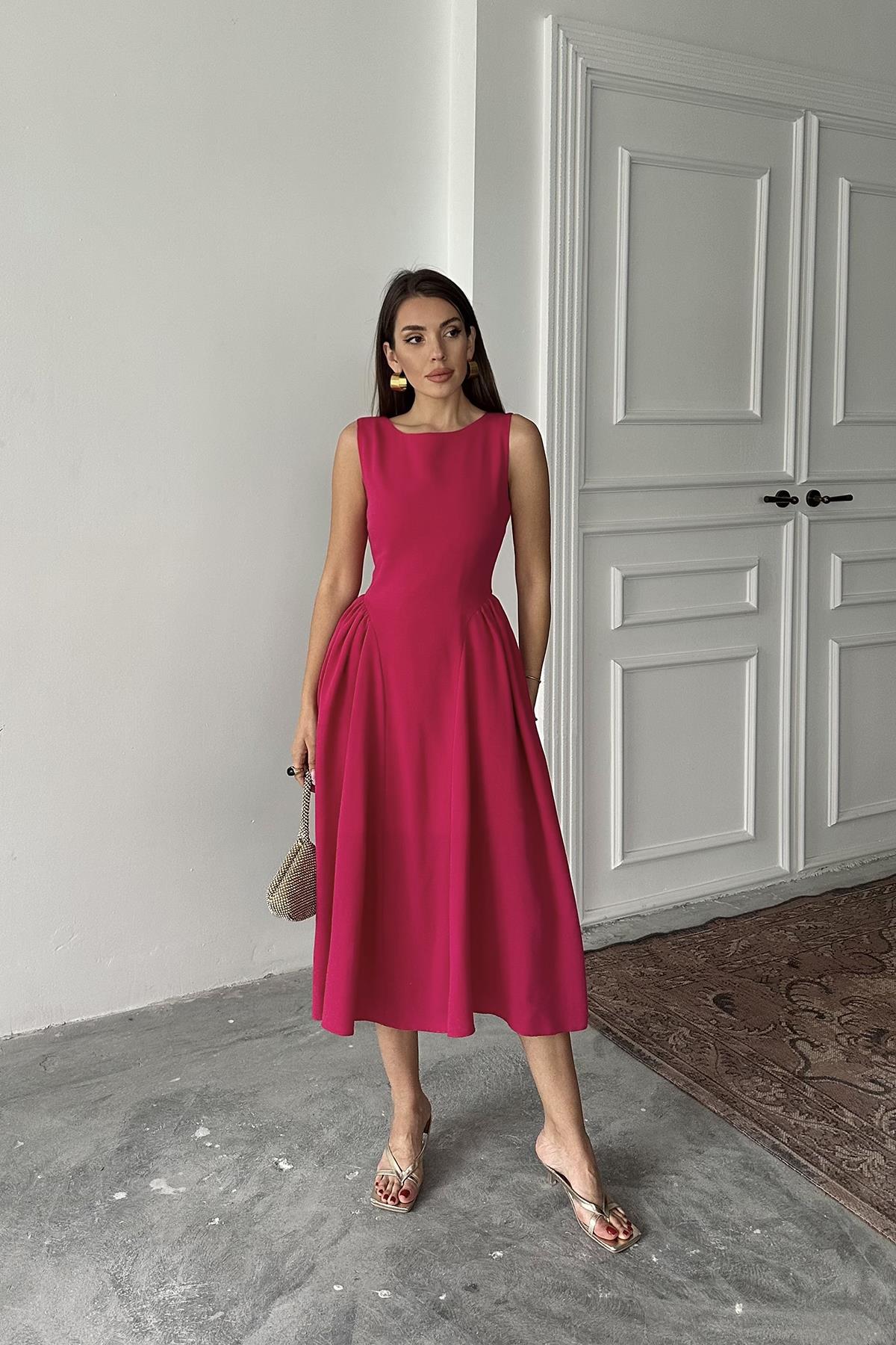 VESTIDO ROSA FÚCSIA