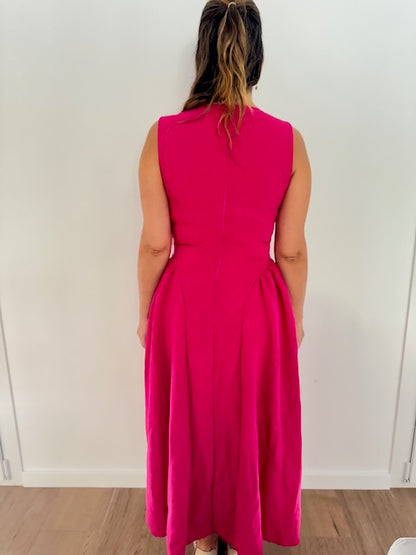 VESTIDO ROSA FÚCSIA