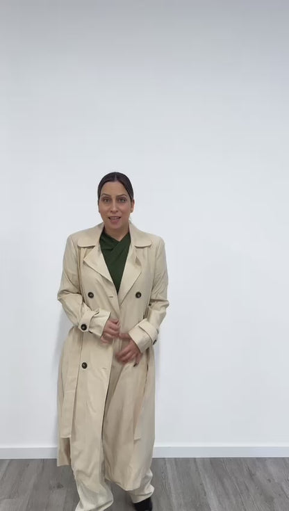 TRENCH COAT FLUIDO